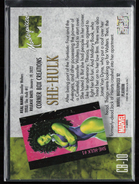 CB-10 She-Hulk Corner Box