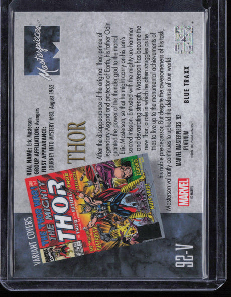 92-V Thor Variant Cover Blue Traxx