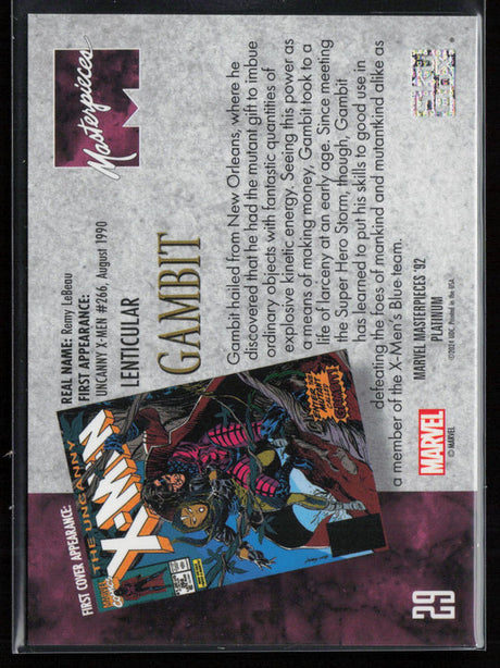 29 Gambit Lenticular