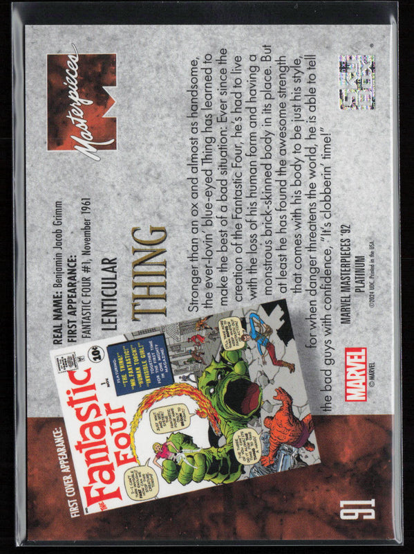 91 Thing Lenticular