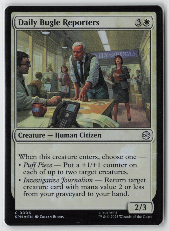 Daily Bugle Reporters (Foil)