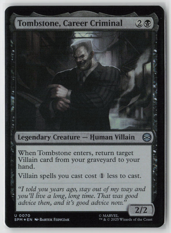 Tombstone, Career Criminal (Foil)