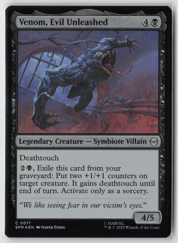 Venom, Evil Unleashed (Foil)