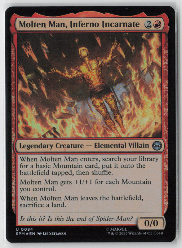 Molten Man, Inferno Incarnate (Foil)