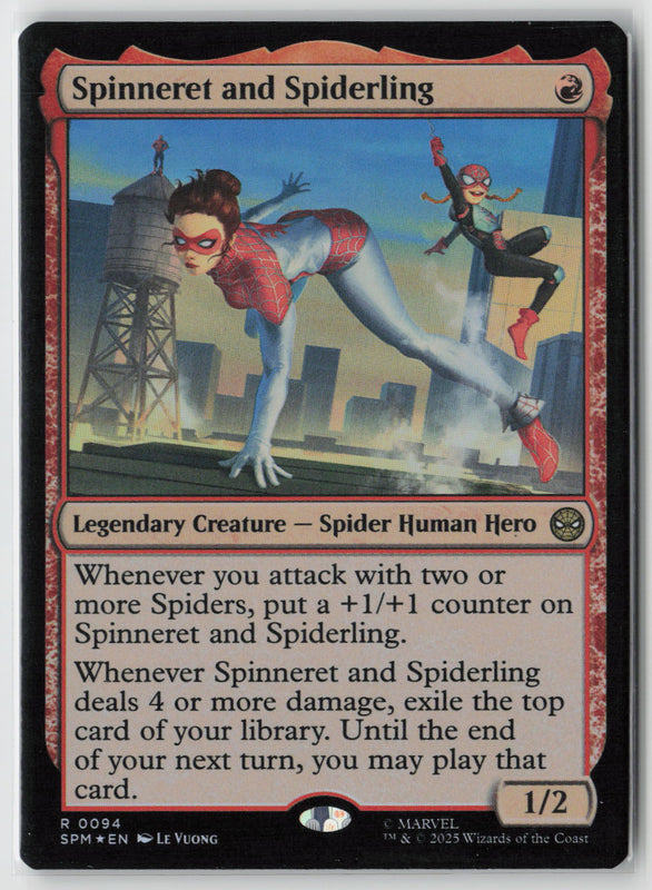 Spinneret and Spiderling (Foil)