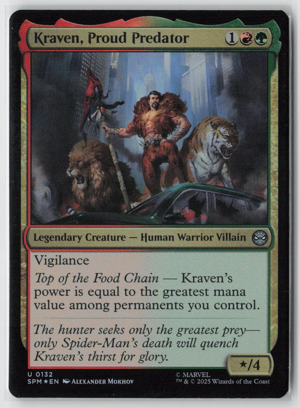 Kraven, Proud Predator (Foil)