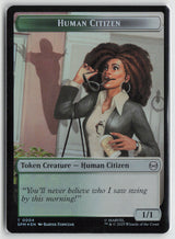 Copy // Human Citizen Double-Sided Token (Foil)