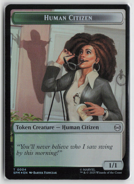 Copy // Human Citizen Double-Sided Token (Foil)