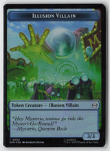 Spider // Illusion Villain Double-Sided Token (Foil)