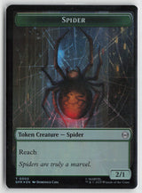 Spider // Illusion Villain Double-Sided Token (Foil)
