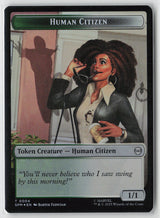 Human Citizen // Treasure Double-Sided Token  (Foil)