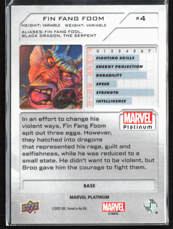 4 Fin Fang Foom Base