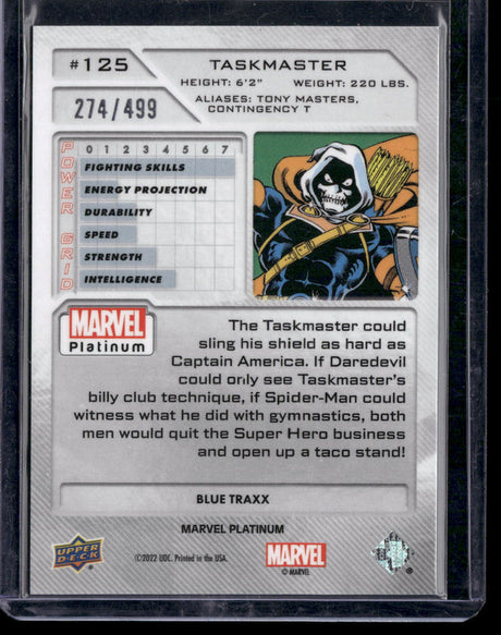 125 Taskmaster Blue Traxx - High Series 274