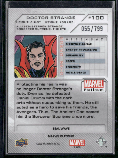 100 Doctor Strange Teal Wave 55/799