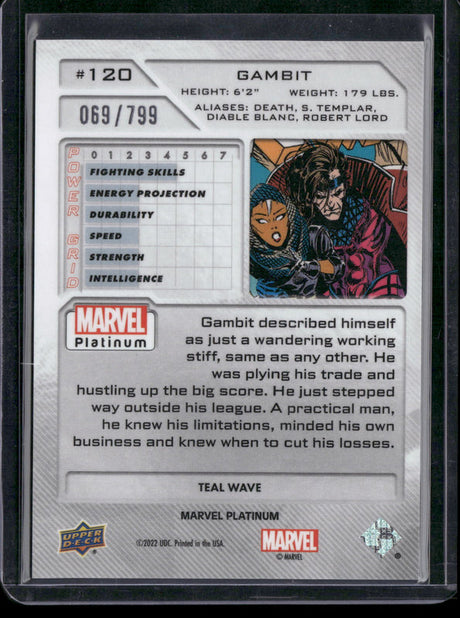 120 Gambit Teal Wave - High Series 69/799