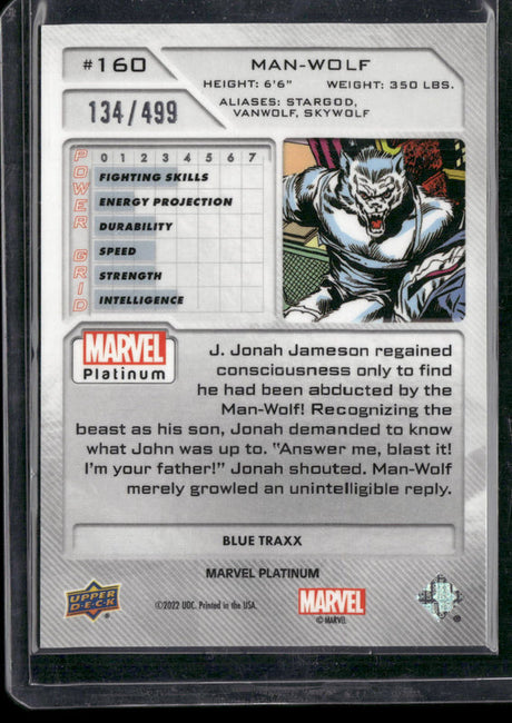 160 Man-Wolf Blue Traxx - High Series 134/499