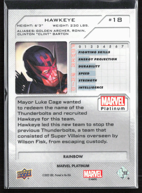 18 Hawkeye Rainbow