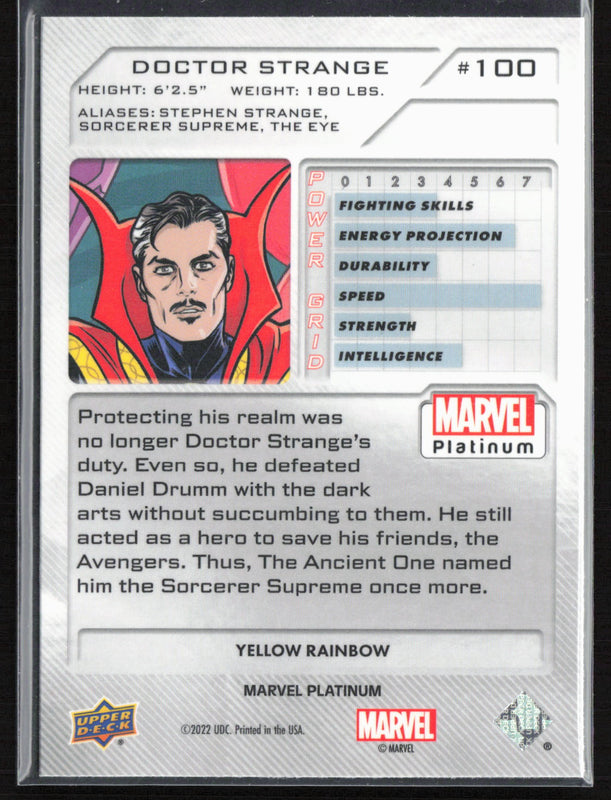 100 Doctor Strange Yellow Rainbow