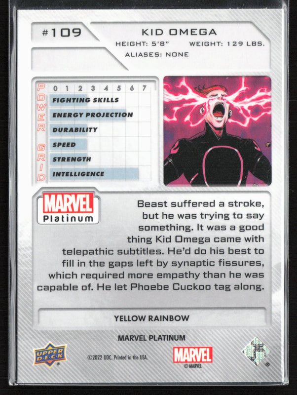 109 Kid Omega Yellow Rainbow - High Series