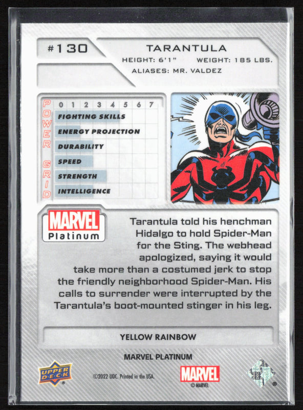 130 Tarantula Yellow Rainbow - High Series
