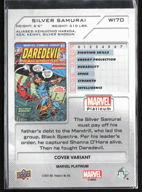 WI70 Silver Samurai Cover Variant