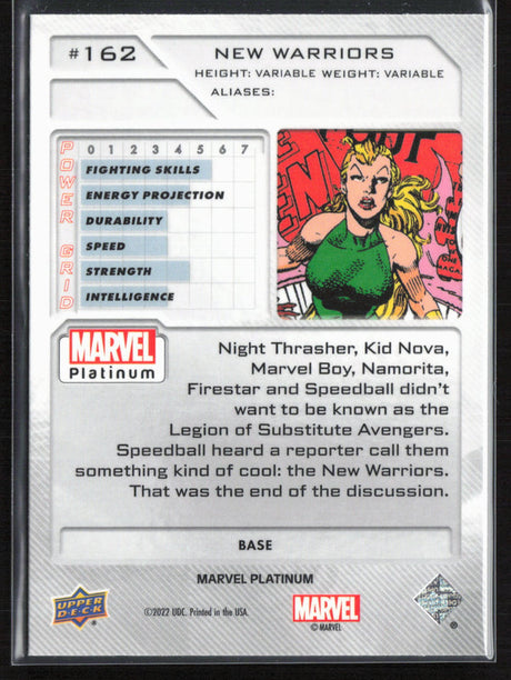 162 New Warriors Base - High Series