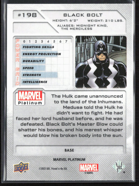 198 Black Bolt Base - High Series