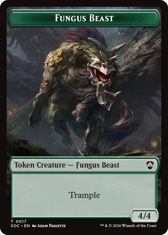 Goat // Fungus Beast Double-Sided Token