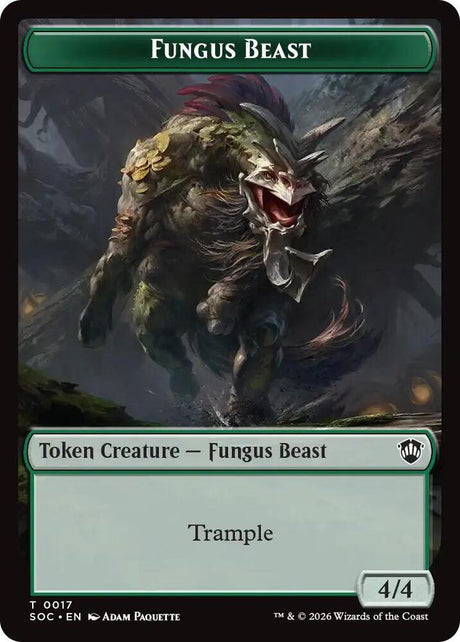 Goat // Fungus Beast Double-Sided Token