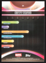 2026 Topps Neon Marvel - 54 Kitty Pryde Gold Sparkle 35/50