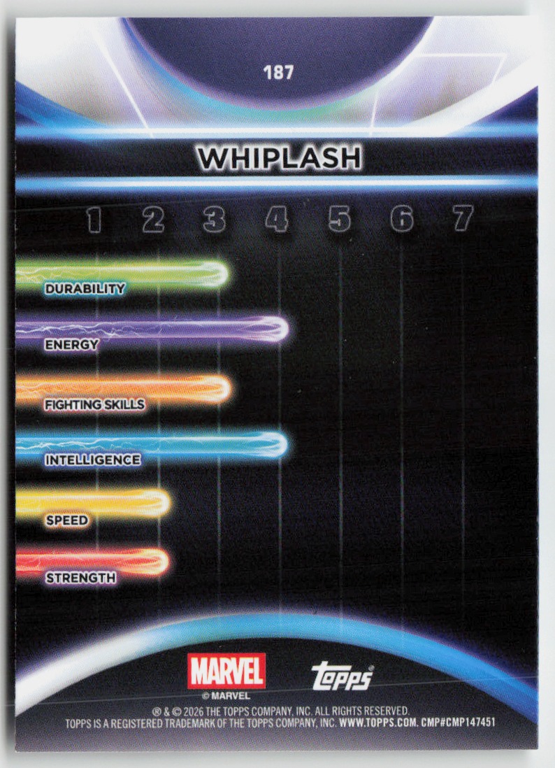 2026 Topps Neon Marvel - 187 Whiplash
