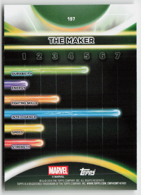 2026 Topps Neon Marvel - 197 The Maker
