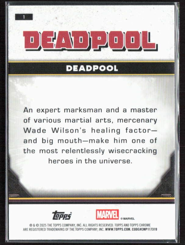 1 Deadpool - Base - Comic Accurate
