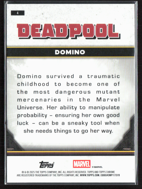 4 Domino - Base - Comic Accurate