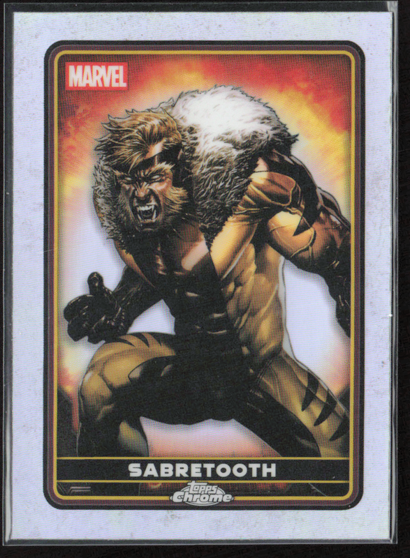 7 Sabretooth - Base - Comic Accurate Refractor