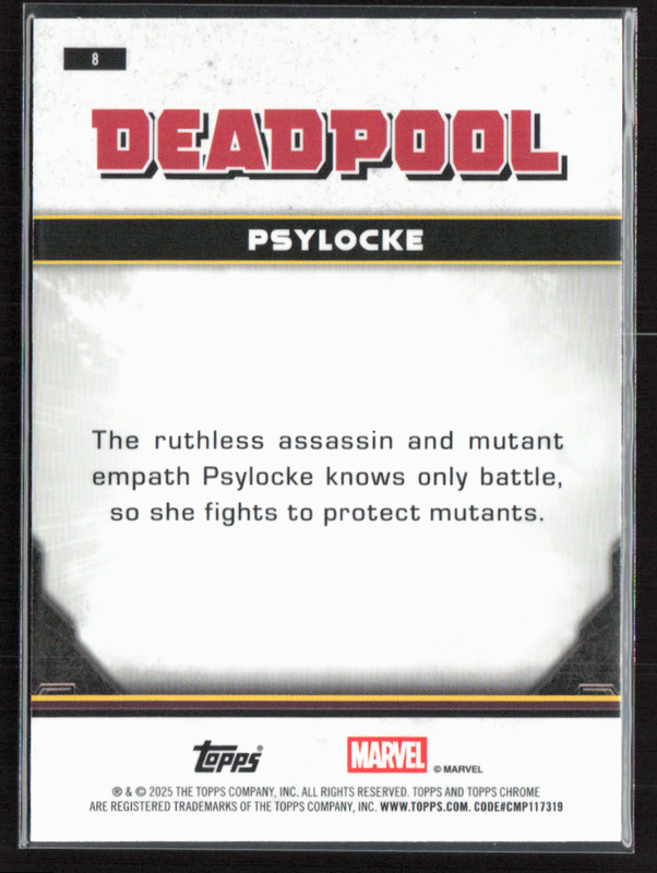 8 Psylocke - Base - Comic Accurate