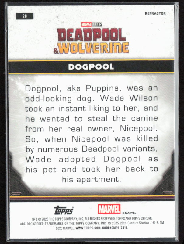 28 Dogpool - Base - Characters Refractor