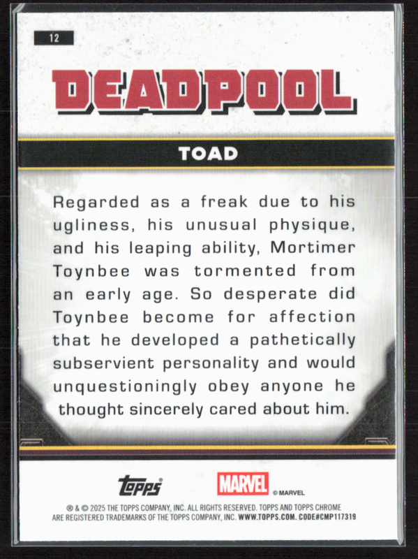 12 Toad - Base - Comic Accurate