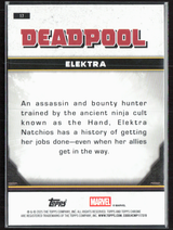 17 Elektra - Base - Comic Accurate
