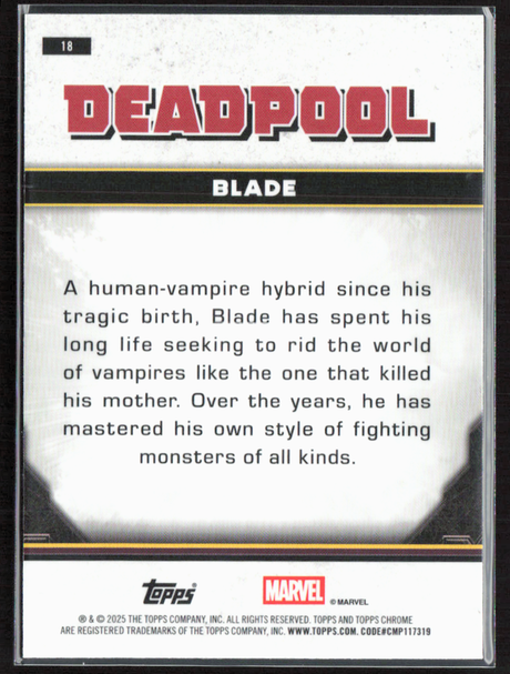 18 Blade - Base - Comic Accurate