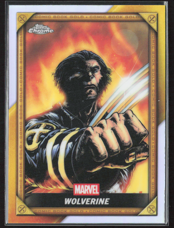 CB-6 Wolverine - Comic Book Gold Refractor