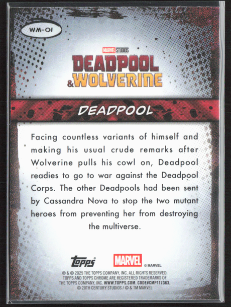 WM-01 Deadpool - Well You Got Nothing To Say Mouth Refractor