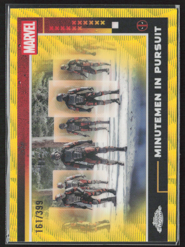 49 Minutemen In Pursuit - Base - Multiverse And More Yellow Wave  161/399