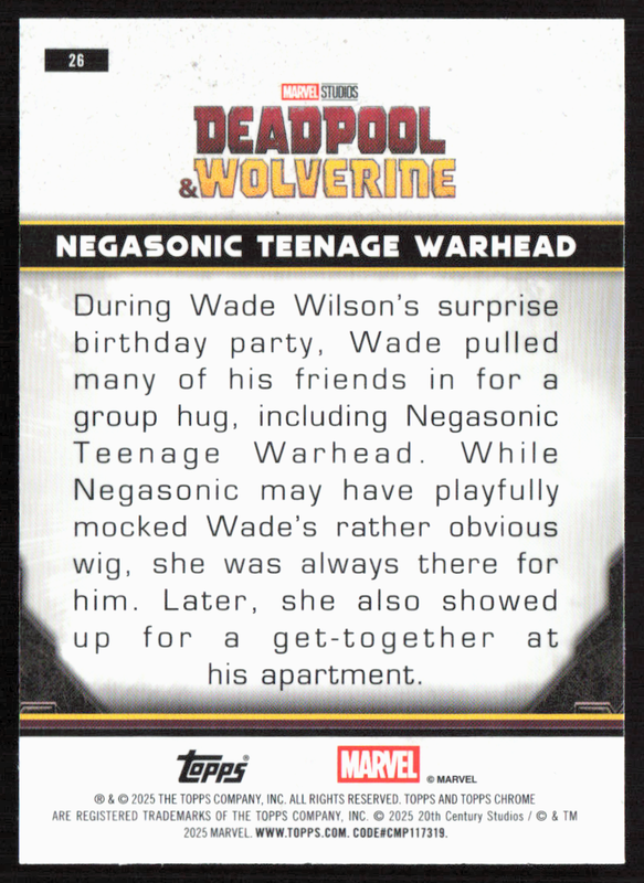 26 Negasonic Teenage Warhead - Base - Characters