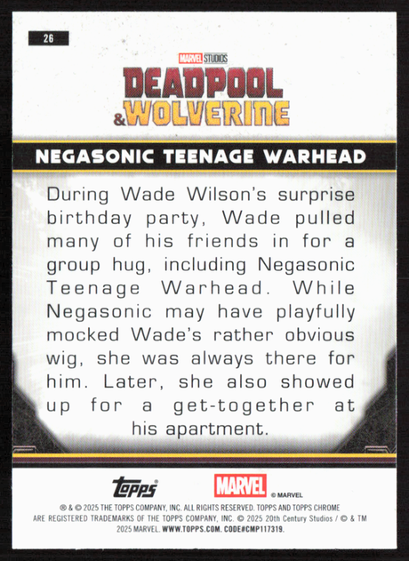 26 Negasonic Teenage Warhead - Base - Characters