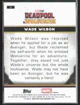 31 Wade Wilson - Base - Characters Green Refractor  88/99