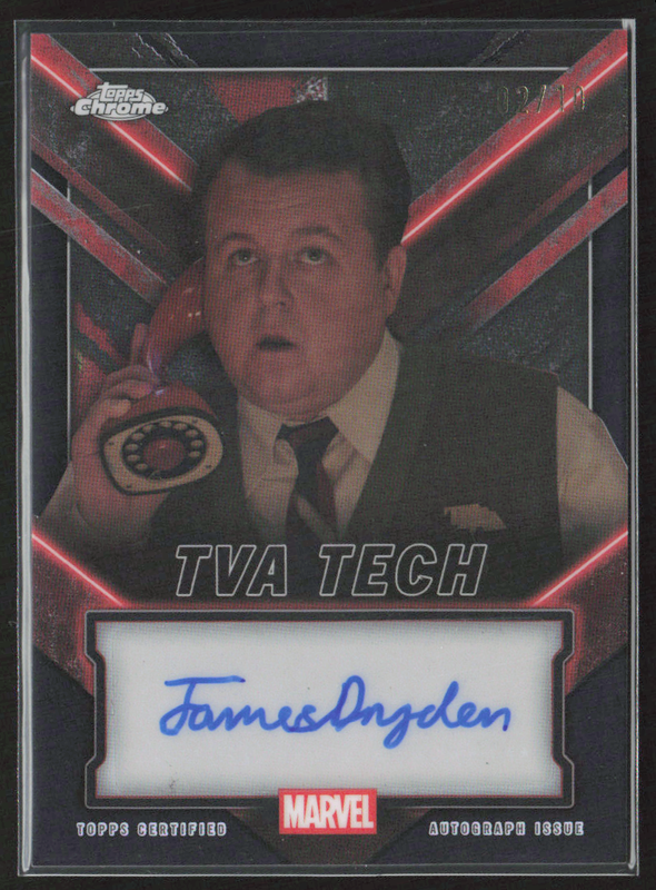 TC-JD James Dryden (TVA Tech) - Chrome Autographs Black Refractor  02/10