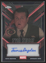 TC-JD James Dryden (TVA Tech) - Chrome Autographs Black Refractor  02/10
