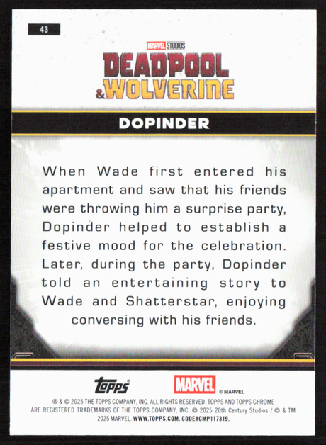 43 Dopinder - Base - Characters