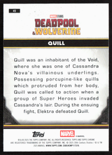 45 Quill - Base - Characters